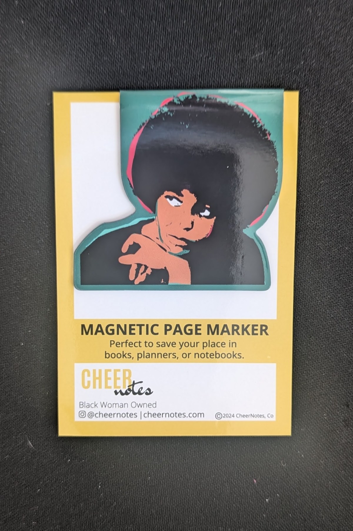 Angela Davis Magnetic Page Marker